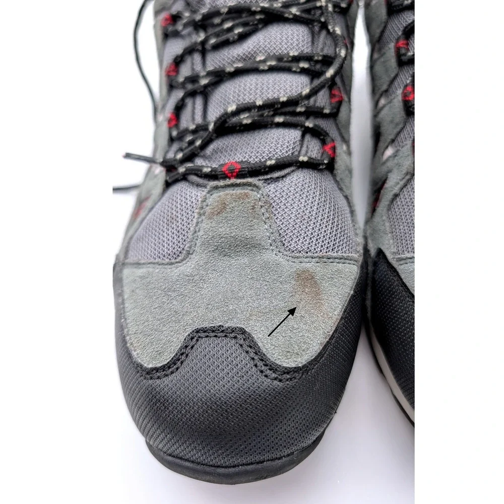 Nevados Iron WP Mens 13 W Waterproof Hiking Shoes Grey Black Low Top Sneakers